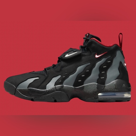 Nike Air DT Max '96 Falcons Black Team Anthracite Fire Red HQ3620-010 sz 12 Men - Picture 2 of 7